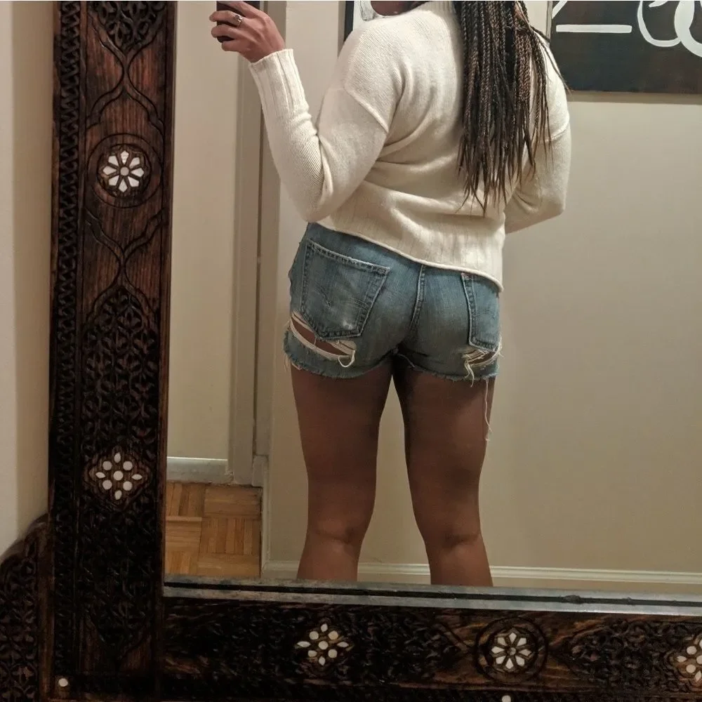 LF x levi furst of a kind vintage jean shorts